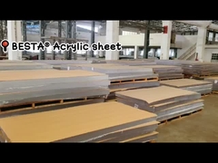 Lembar akrilik ekstrusi transparan berkilau tinggi 1mm hingga 12mm Disesuaikan