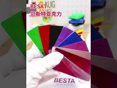 Emas Akrilik Plastik Kaca Lembar Scratch Proof Lembar Akrilik tahan cuaca