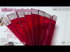 Pengecualian urin Lembar pemisah plastik Eksterior Panel akrilik tahan goresan