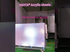 Lembar akrilik bercermin berwarna-warni untuk tahan abrasi pemotongan laser