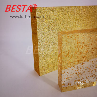 1220x2440mm Glitter Acrylic Sheet 3mm Customized Design  Virgin Grade