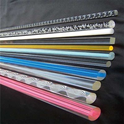 High Glossy PS PMMA Clear Acrylic Bar Polypropylene Solid Acrylic Rod