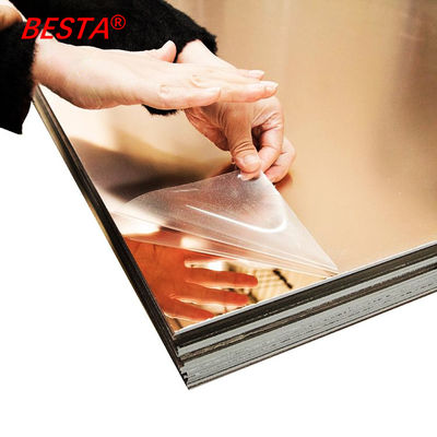 Mandi Dekoratif Cermin Dua Cara Lembar Akrilik OEM Tersedia 1.20g/Cm3 Densitas