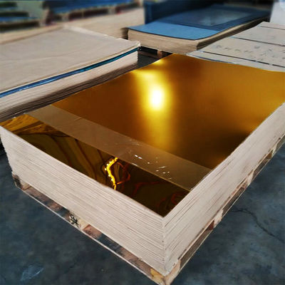 Laser Cut Ukiran Emas Cermin Lembar Akrilik 4x8 Feet 2mm Ketahanan Tinggi
