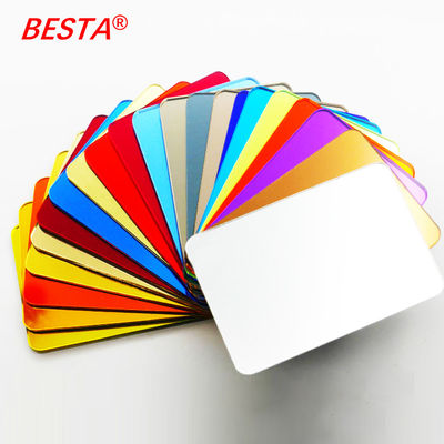 Modern Silver Mirror Acrylic Sheets Untuk Laser Cutting Cuaca Buktinya