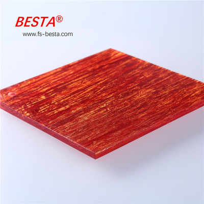 Cell Cast Wood Grain Acrylic Sheet Waterproof Acrylic Sheet 5-40mm