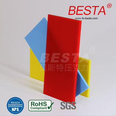 Plexiglass berwarna lempeng acrylic Cast untuk pemisah dinding ruang partisi